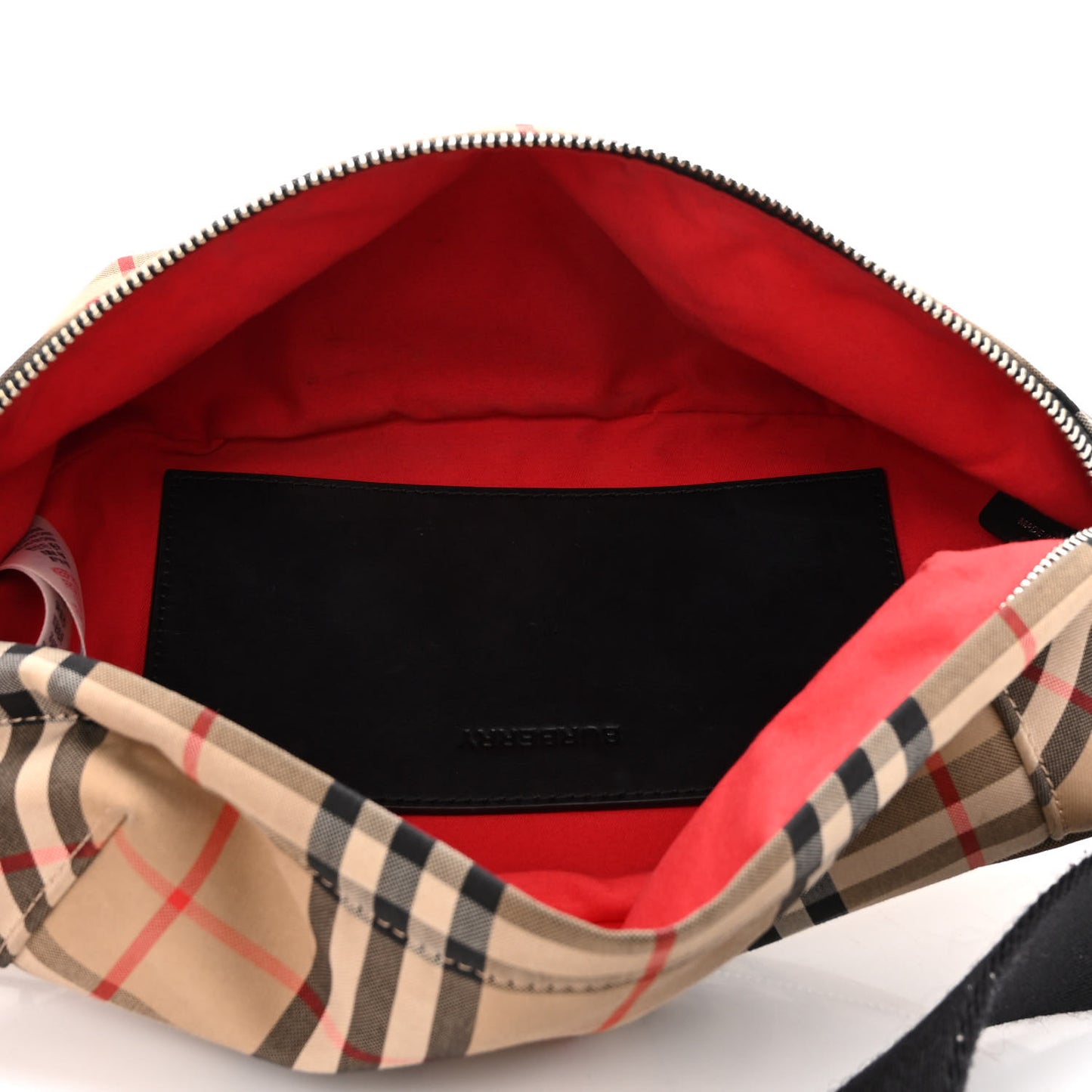 Nylon Vintage Check Medium Sonny Bum Bag Archive Beige Black