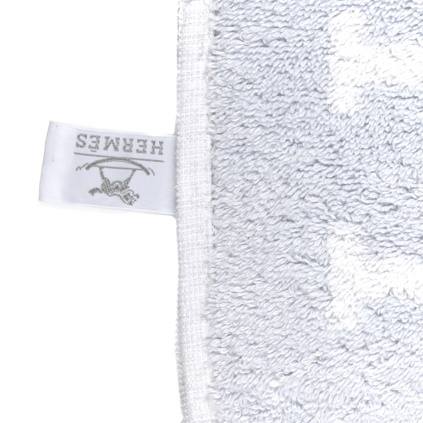 Hermes Cotton Avalon Bath Wrap Bleu Glacier 4 of 4