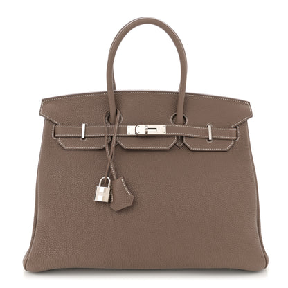 Hermes Togo Birkin 35 Etoupe 1 of 10