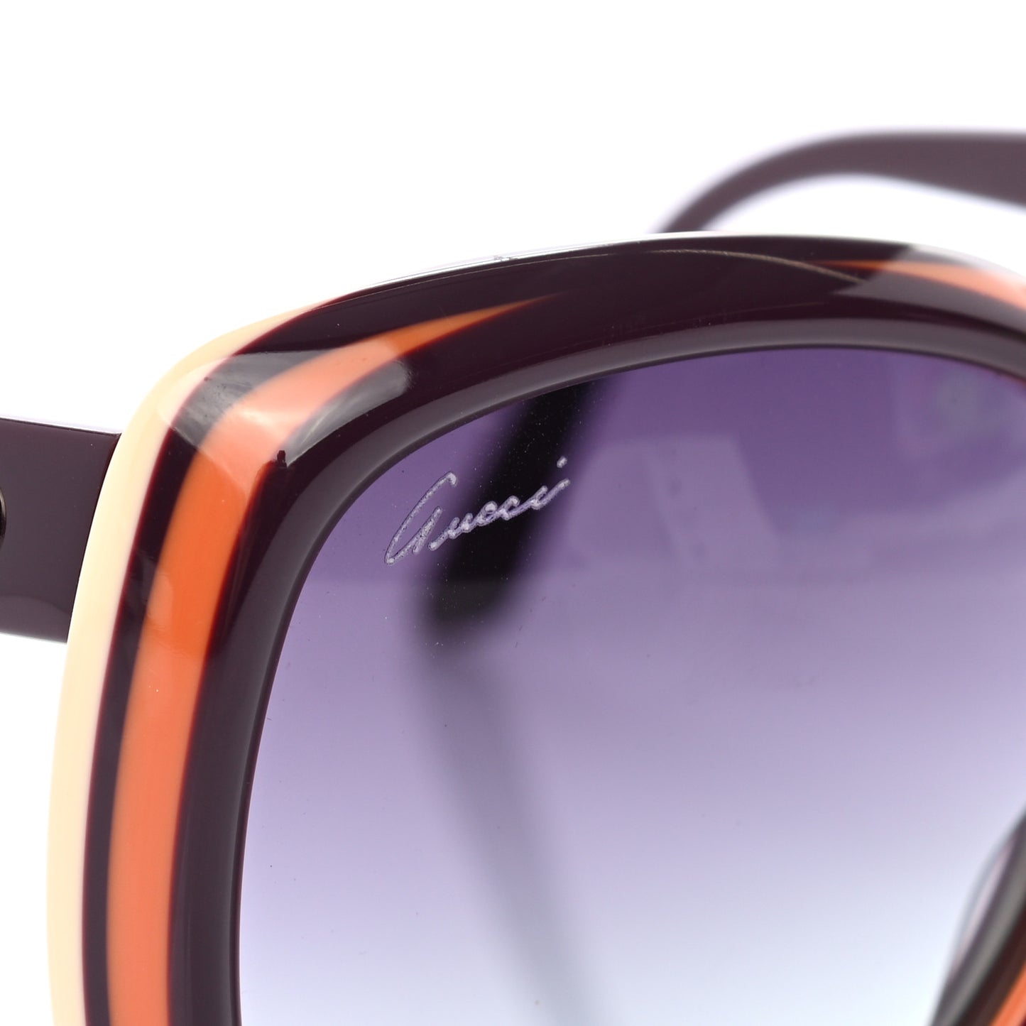 Acetate Oversized Sunglasses GG3612S Purple Orange