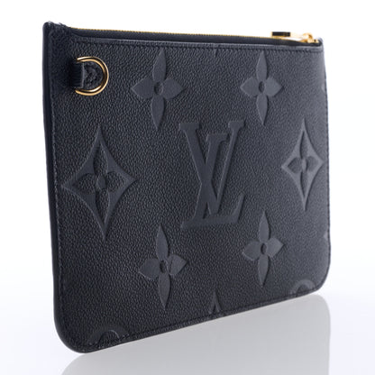 Louis Vuitton Empreinte Monogram Giant Neverfull MM Pochette Black 3 of 5