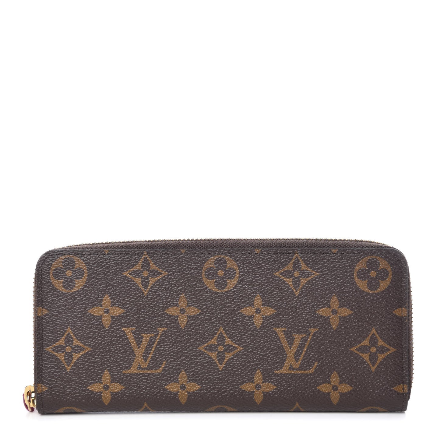 Monogram Clemence Wallet Fuchsia