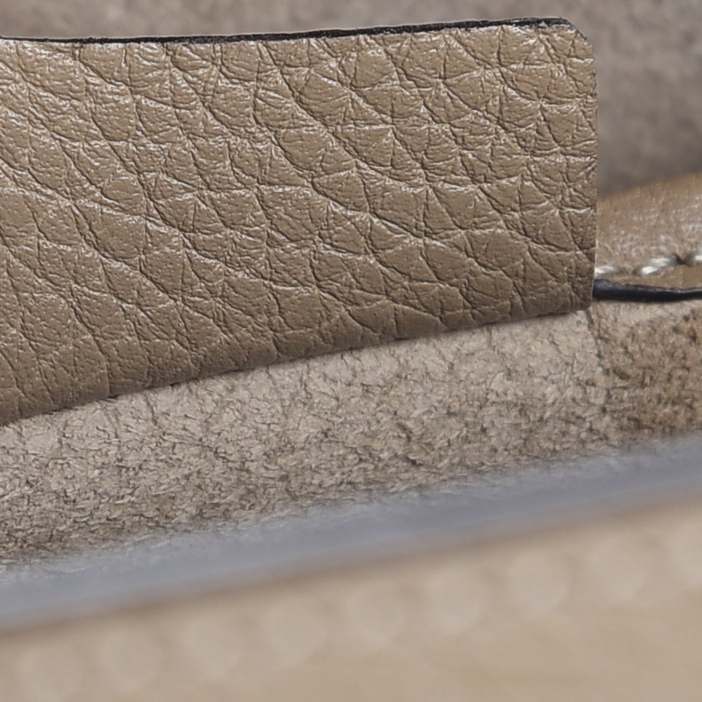 Drummed Calfskin Nano Luggage Dune