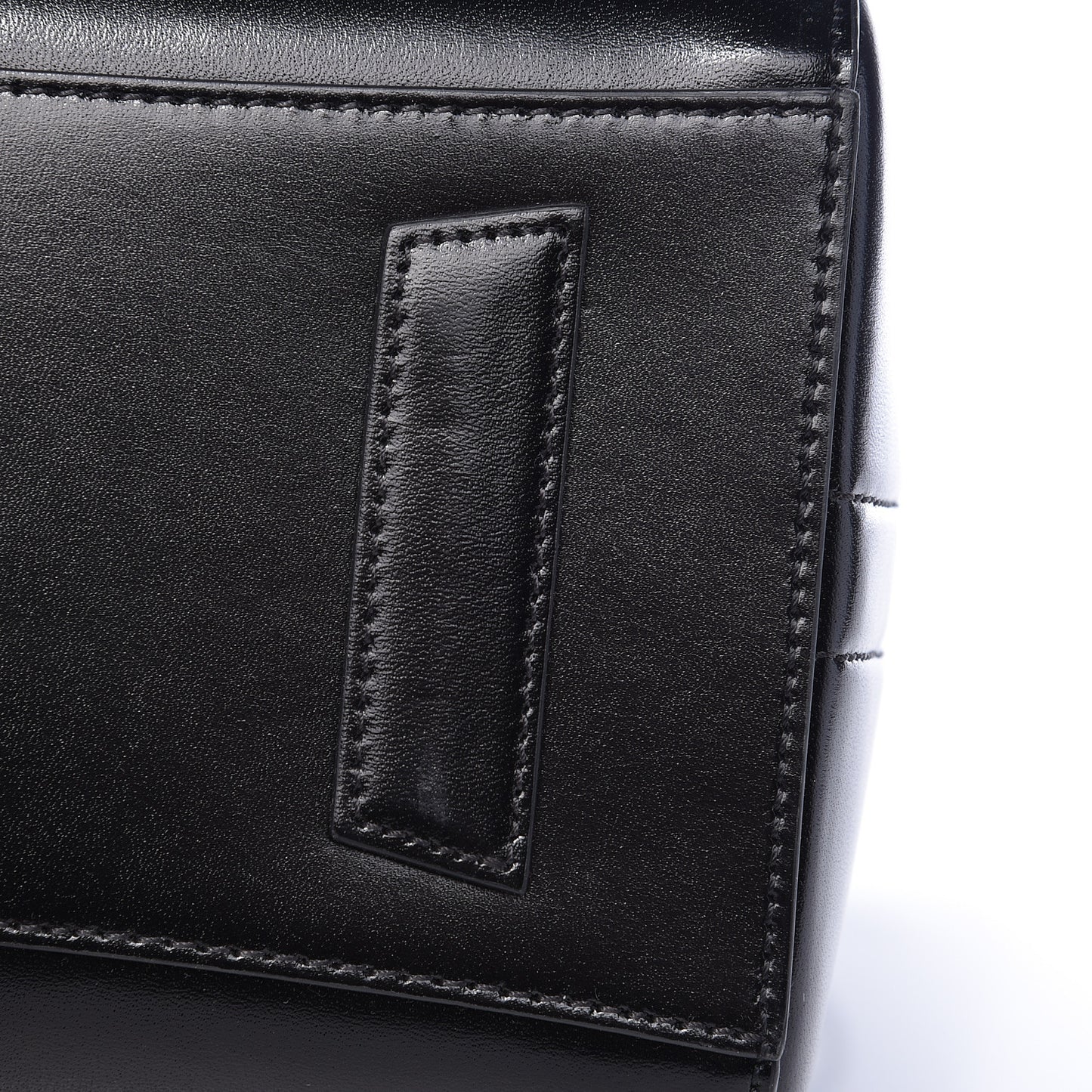 Shiny Lord Calfskin Small Antigona Black