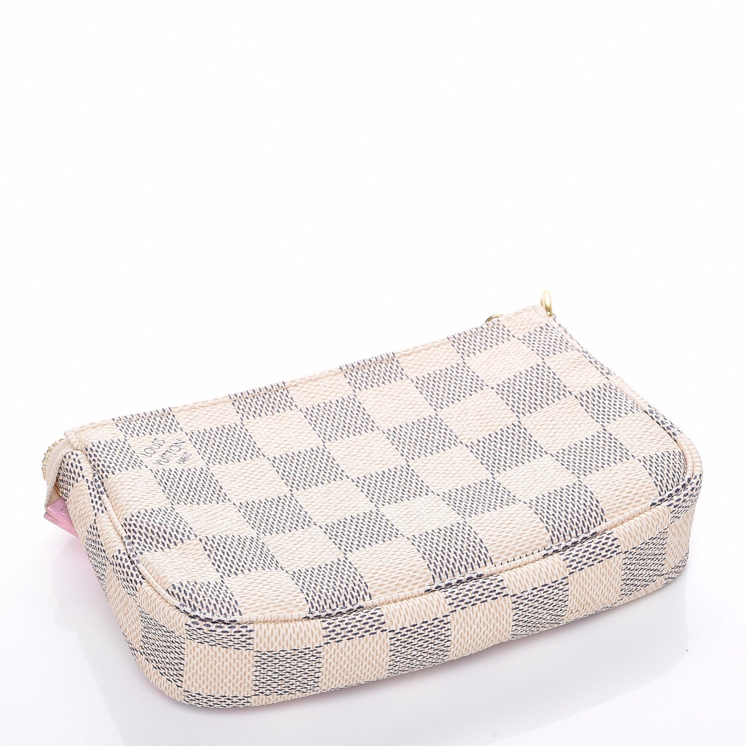 Louis Vuitton Damier Azur 2016 Christmas Animation Mini Pochette Accessories 3 of 7