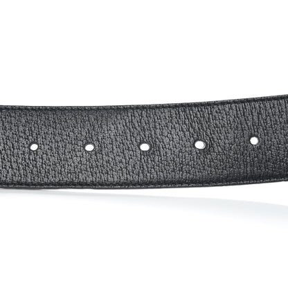Gucci Textured Calfskin Double G 40mm Belt 95 38 Black 5 of 7