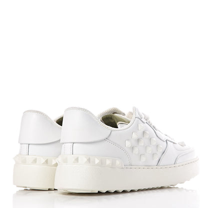 Valentino Garavani Calfskin Rock Be Low Top Sneakers 36 White 4 of 11