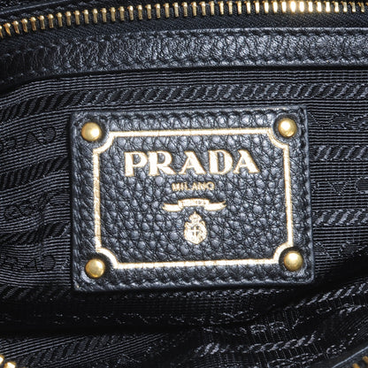 Prada Vitello Daino Shoulder Bag Nero Black 7 of 9