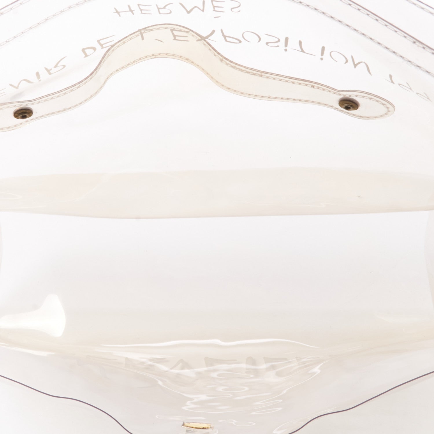Hermes Vinyl Souvenir De L'Exposition Kelly Transparent 6 of 7