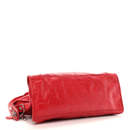 Balenciaga Agneau Arena Giant 12 Silver Hardware Part Time Coquelicot Rouge Coquelicot 4 of 13