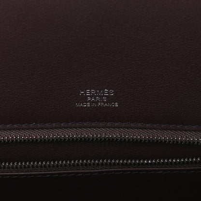 Hermes Swift Birkin Shadow 25 Rouge Sellier 6 of 11