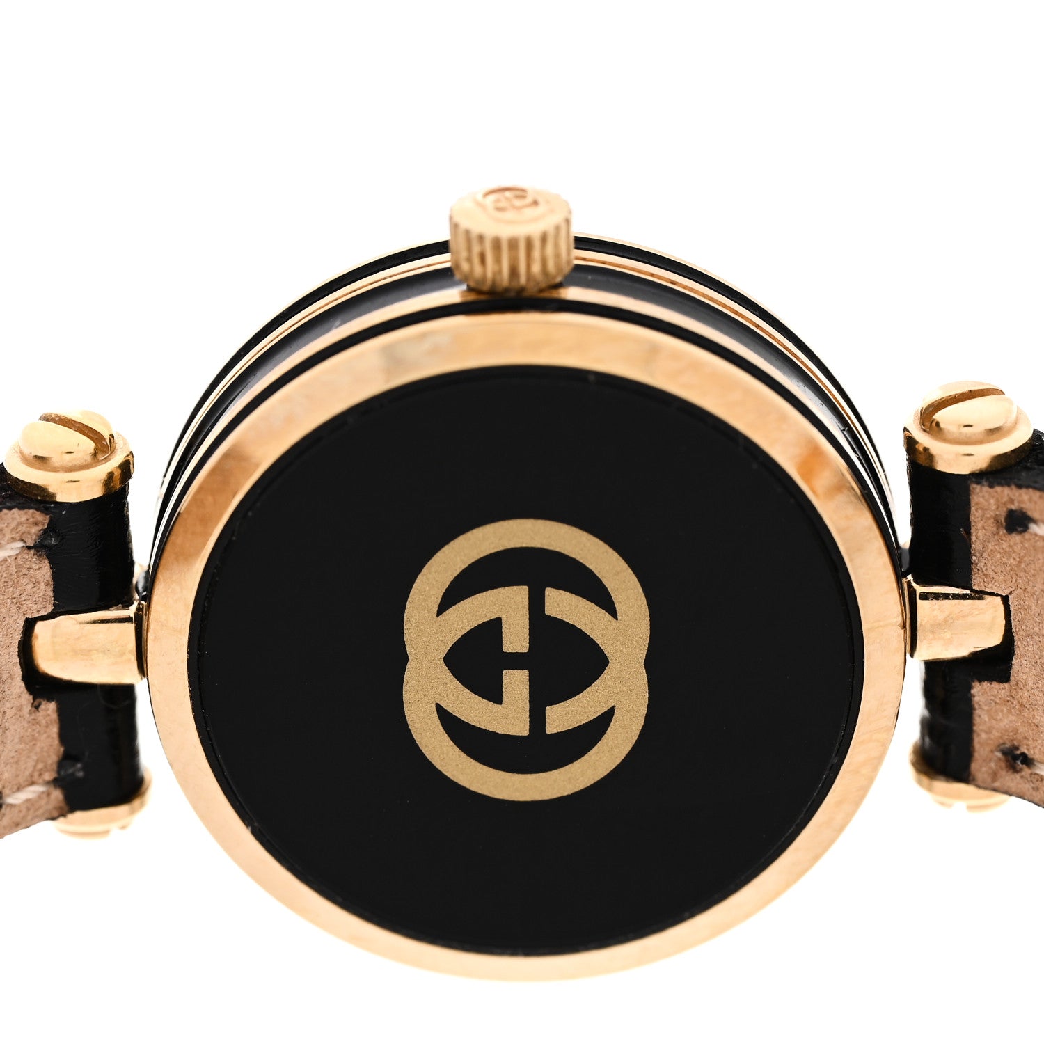 Gucci Stainless Steel Alligator 22mm Quartz Watch Black 4 of 5