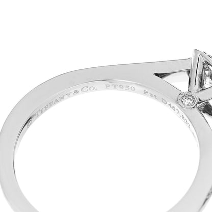 Tiffany Platinum Diamond .41ct Legacy Engagement Ring 52 6 6 of 9