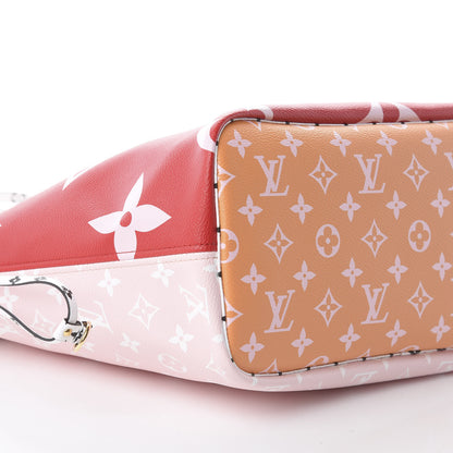 Louis Vuitton Monogram Giant Neverfull MM Rouge 5 of 8