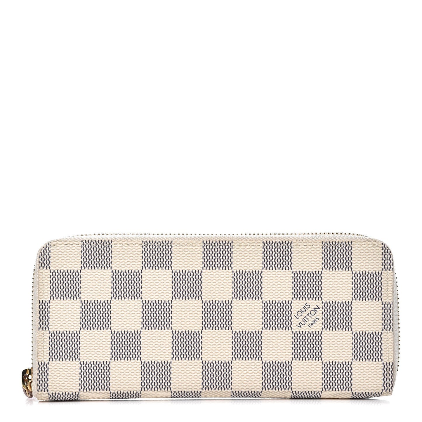 Damier Azur Clemence Wallet Rose Ballerine