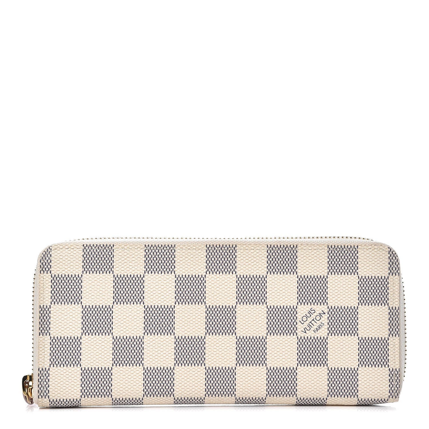 Louis Vuitton Damier Azur Clemence Wallet Rose Ballerine 1 of 7