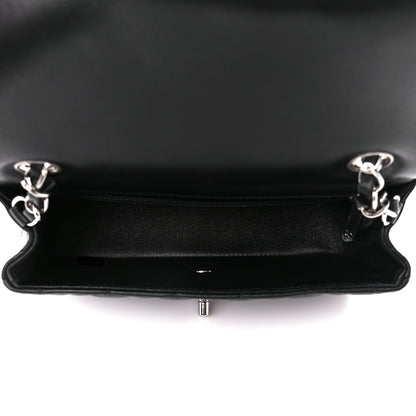 Chanel Lambskin Quilted Mini Rectangular Flap Black 5 of 11