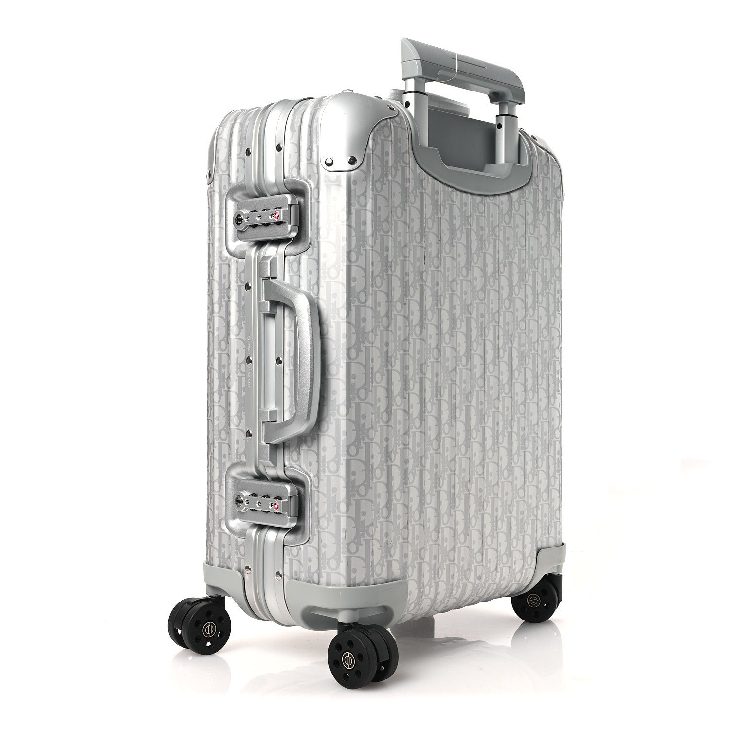 Christian Dior X RIMOWA Aluminum Gradient Cabin Luggage Silver 2 of 11