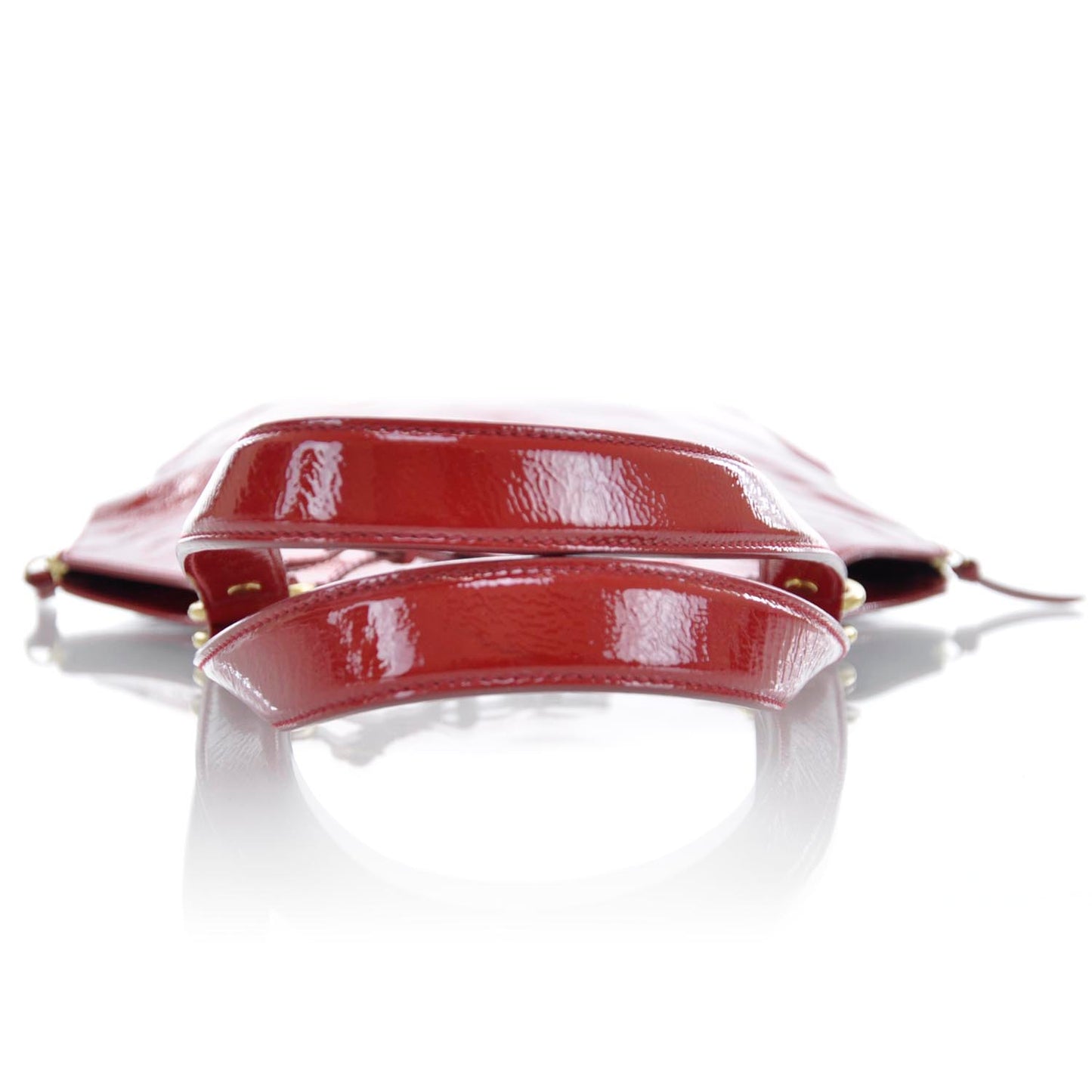 Patent Tribute Tote Red