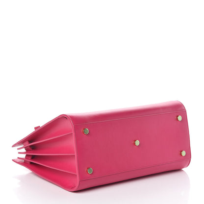 Saint Laurent Calfskin Small Sac De Jour Lipstick Fuchsia 4 of 8