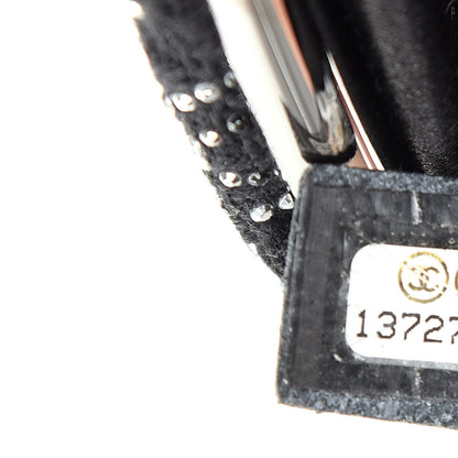 Chanel Tweed Strass Pudong Clutch Black 9 of 10