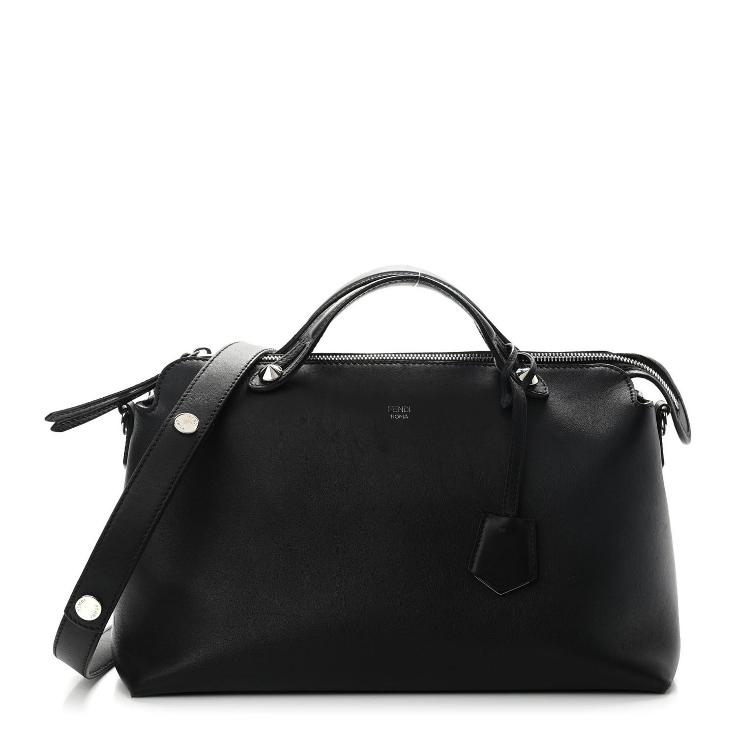 Vitello Dolce Large By The Way Boston Bag Black