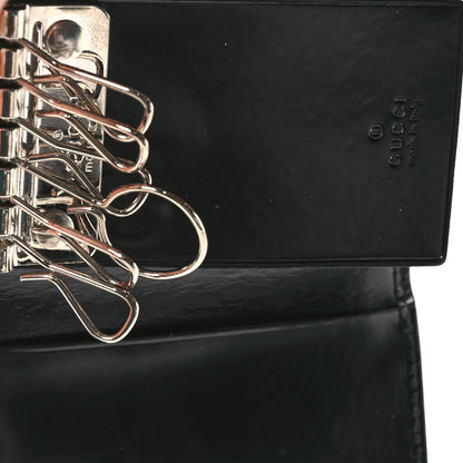 Gucci Patent 6 Key Holder Case Black 5 of 7