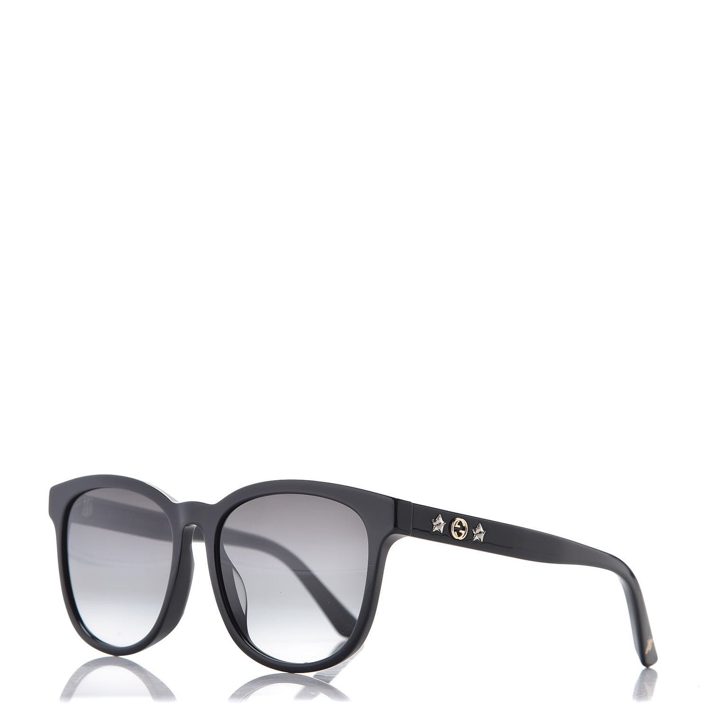 Round Frame Star Sunglasses GG0232SK Black