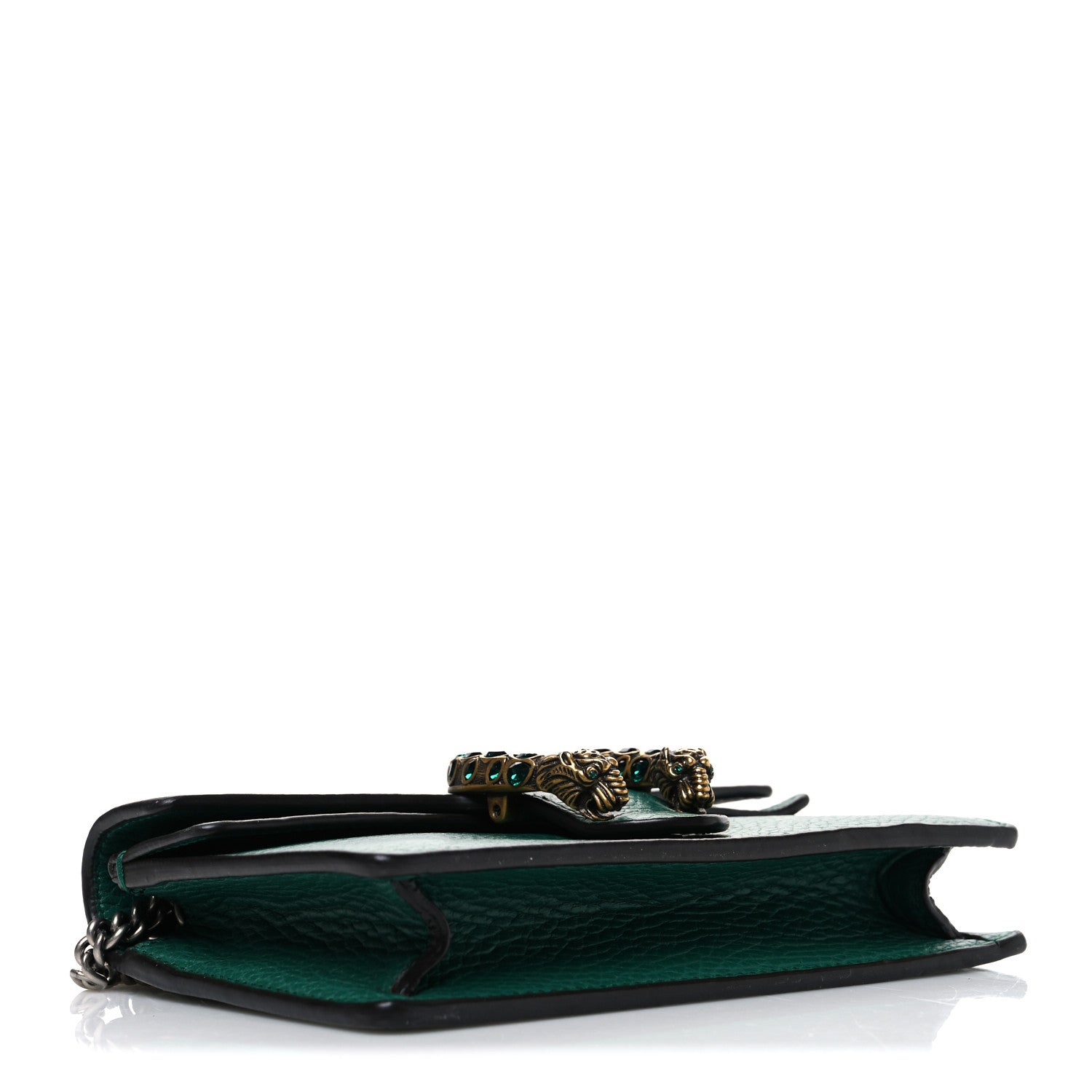Gucci Calfskin Super Mini Dionysus Shoulder Bag Emerald 4 of 9