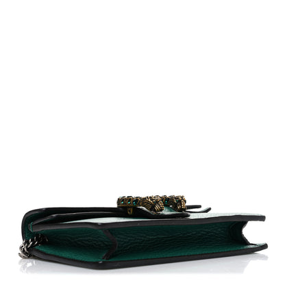 Gucci Calfskin Super Mini Dionysus Shoulder Bag Emerald 4 of 9