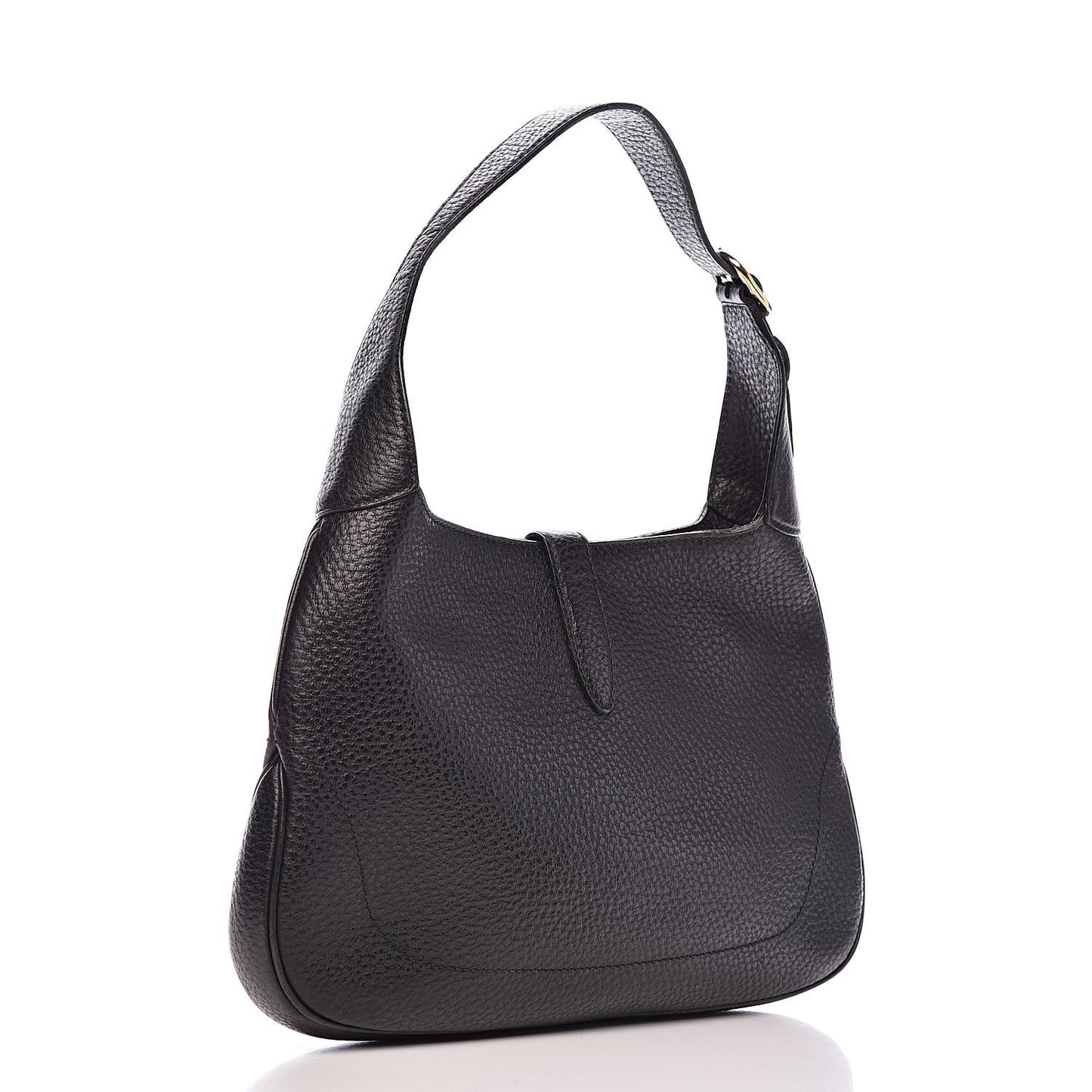 Calfskin Small Jackie O Hobo Black