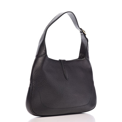 Gucci Calfskin Small Jackie O Hobo Black 3 of 12