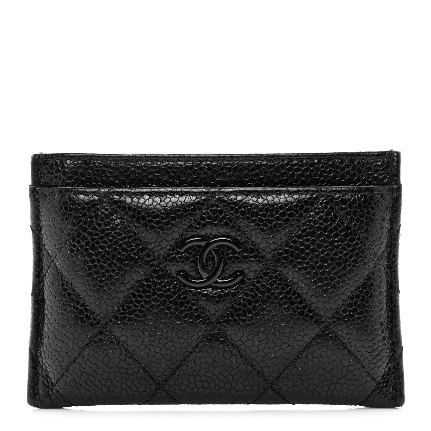 Chanel Caviar Quilted Incognito Card Holder Black 1 of 9