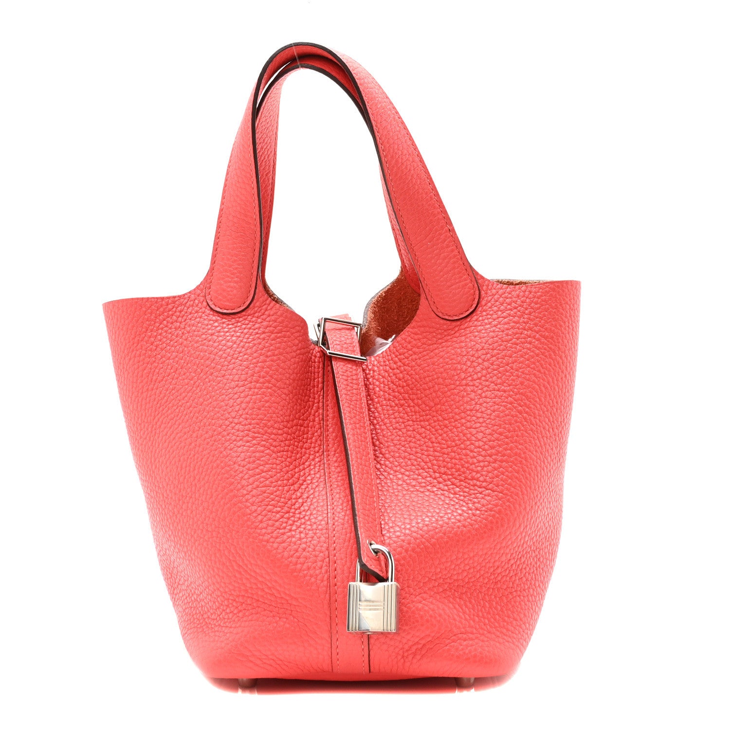 Hermes Taurillon Clemence Picotin Lock 18 PM Rose Jaipur 1 of 9
