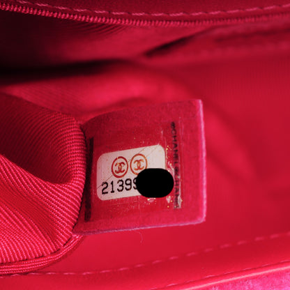 Chanel Velvet Quilted Small Boy Flap Fuchsia 7 of 8