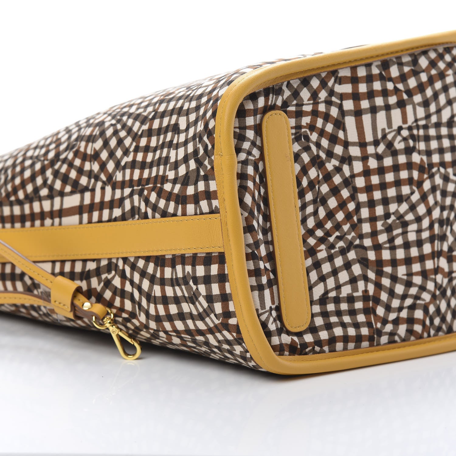 MCM Visetos Medium Liz Reversible Shopper Tote Cognac Yellow 15 of 16
