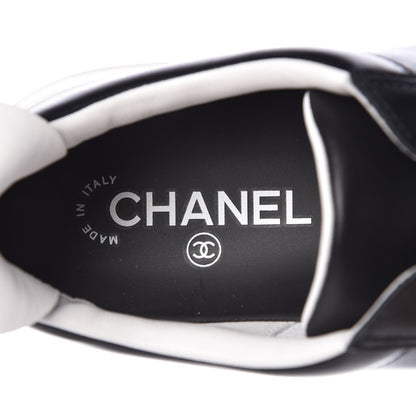 Chanel Calfskin CC Sneakers 39.5 Black 8 of 10