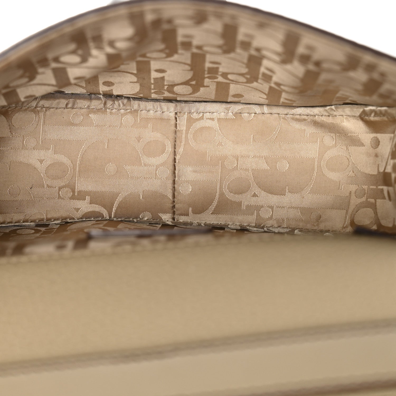 Christian Dior Grained Calfskin Mini Gallop Bag With Strap Beige 5 of 11