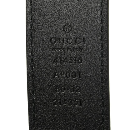 Gucci Calfskin Double G 30mm Belt 80 32 Black 5 of 5