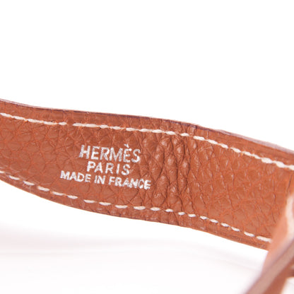 Hermes Togo Dogon Wallet Waist Pouch Gold 6 of 8