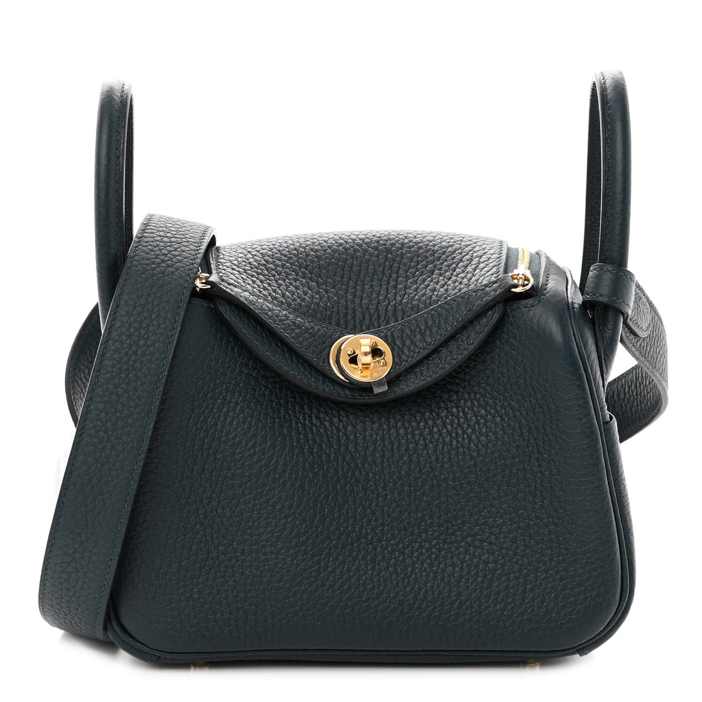 Taurillon Clemence Mini Lindy 20 Vert Cypress