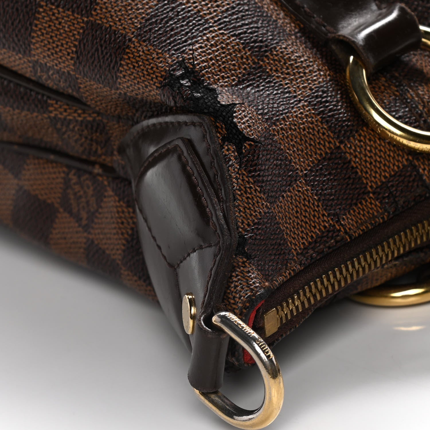 Louis Vuitton Damier Ebene Evora MM 24 of 26