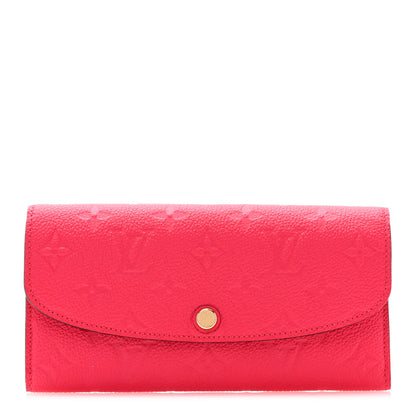 Louis Vuitton Empreinte Emilie Wallet Hot Pink 1 of 9
