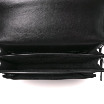 Saint Laurent Calfskin Medium Monogram Monochrome Sunset Black 5 of 13