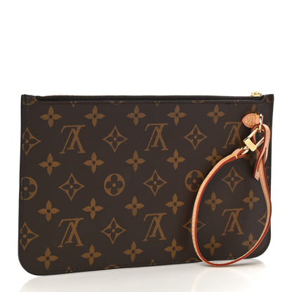 Louis Vuitton Monogram Neverfull MM GM Pochette 3 of 9