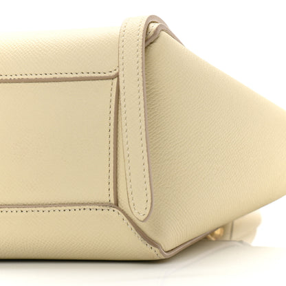 Celine Grained Calfskin Nano Belt Bag Chalk 9 of 9