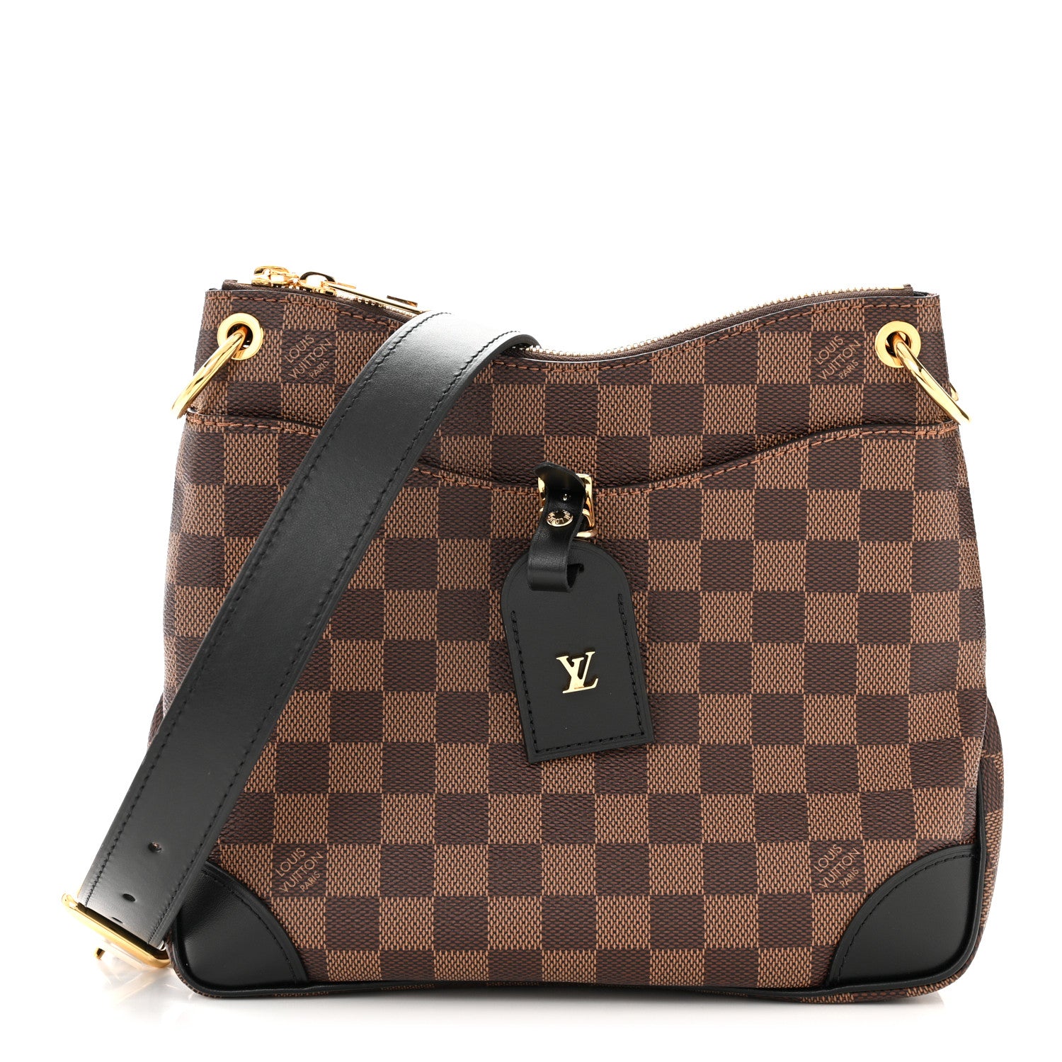 Louis Vuitton Damier Ebene Odeon PM Black 1 of 9