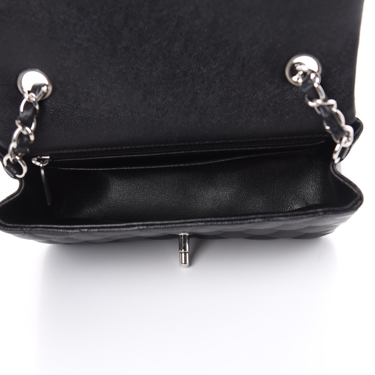 Chanel Caviar Quilted Mini Rectangular Flap Black 5 of 10