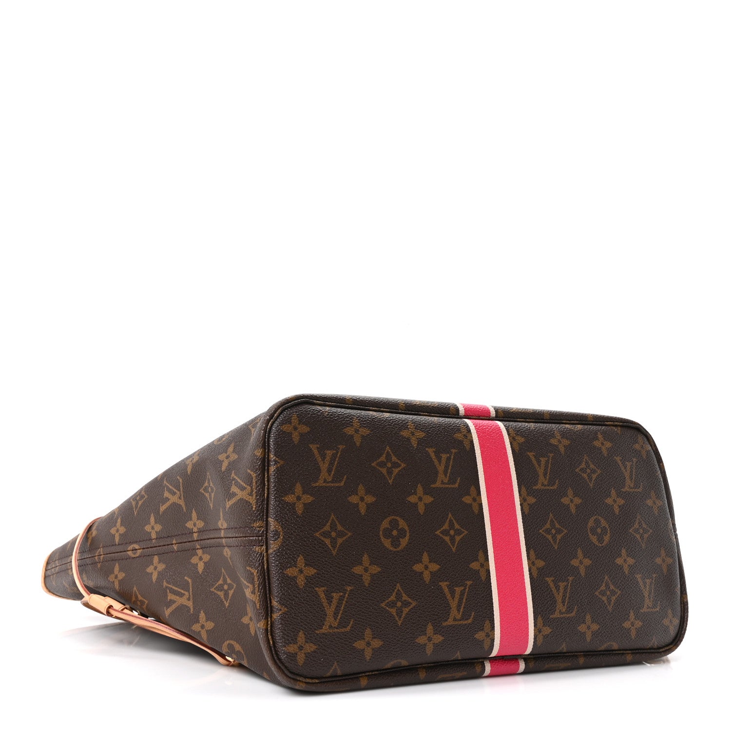 Louis Vuitton Monogram My LV Heritage Neverfull MM Fuchsia White 5 of 10