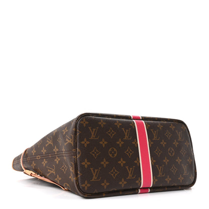 Louis Vuitton Monogram My LV Heritage Neverfull MM Fuchsia White 5 of 10